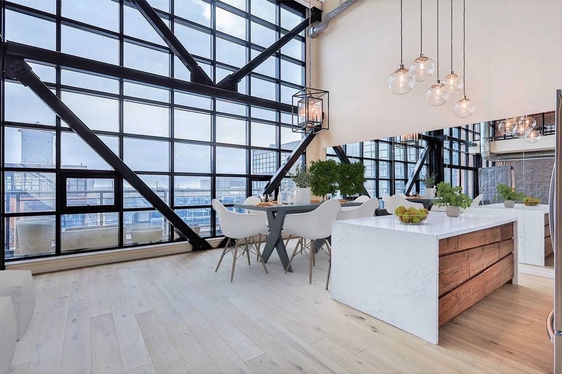 Dining area renovation featuring elegant design and craftsmanship