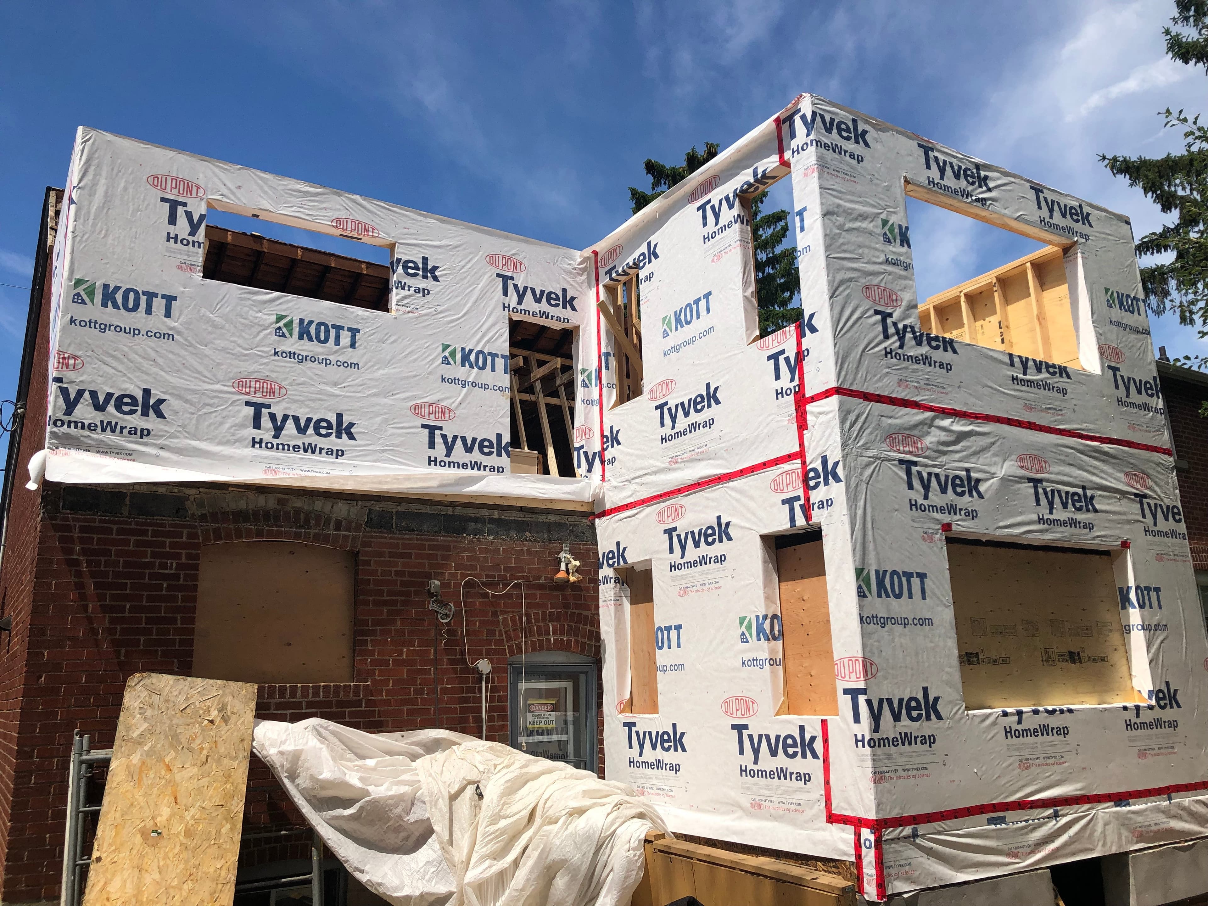 Complete exterior transformation of Toronto area home